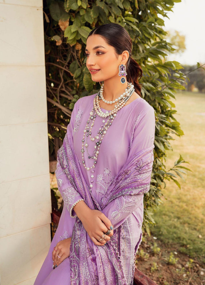 Nuray-e-Nazar by Parishay Embroidered Lawn Suits Unstitched 3 Piece PR23NNZ D-12 - Summer Collection