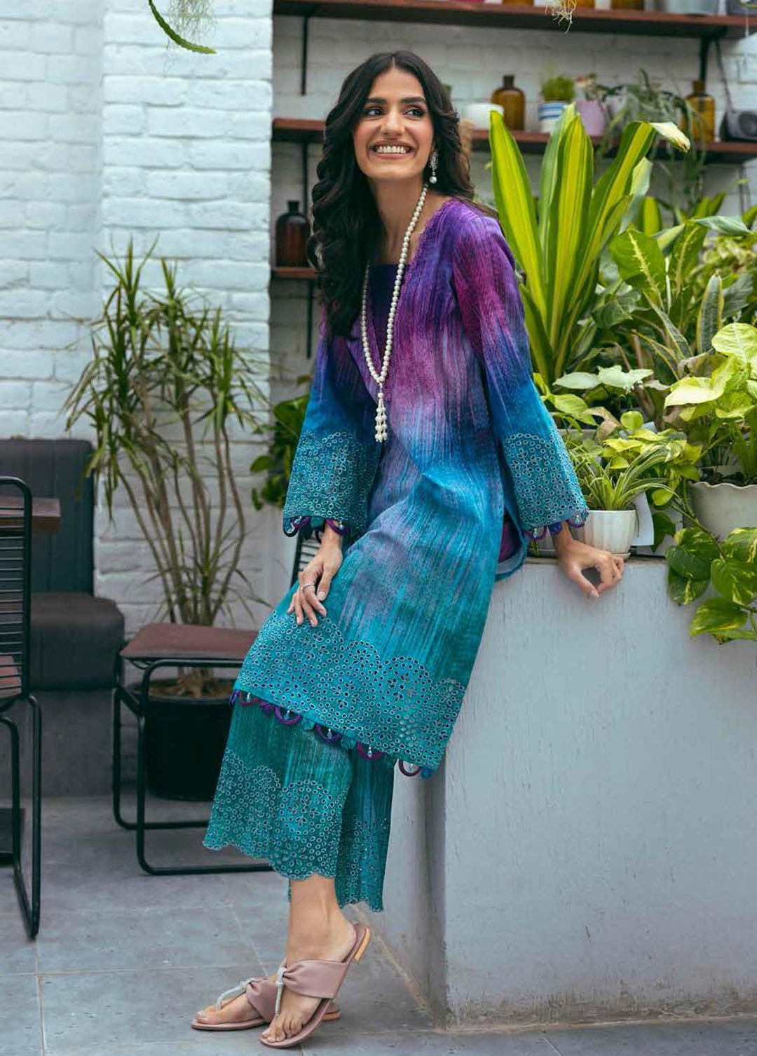 Ballerina By Nureh Embroidered Khaddar Suits Unstitched 2 Piece NU22BK NU2-61 - Winter Collection