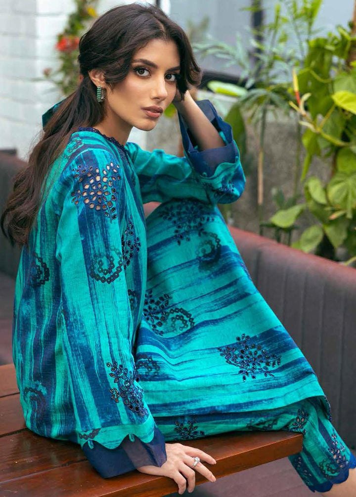 Ballerina By Nureh Embroidered Khaddar Suits Unstitched 2 Piece NU22BK NU2-64 - Winter Collection