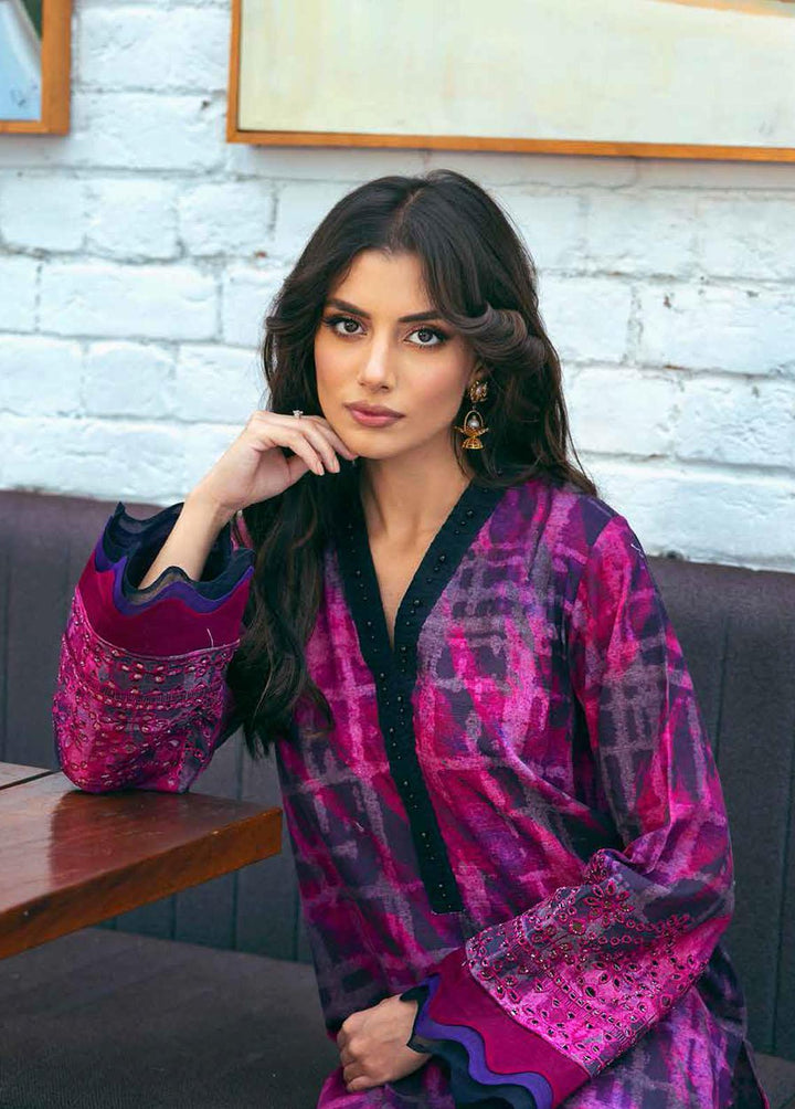 Ballerina By Nureh Embroidered Khaddar Suits Unstitched 2 Piece NU22BK NU2-66 - Winter Collection