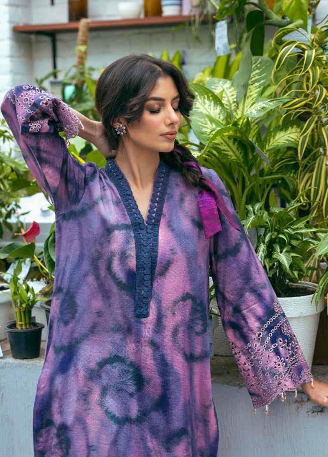 Ballerina By Nureh Embroidered Khaddar Suits Unstitched 2 Piece NU22BK NU2-70 - Winter Collection