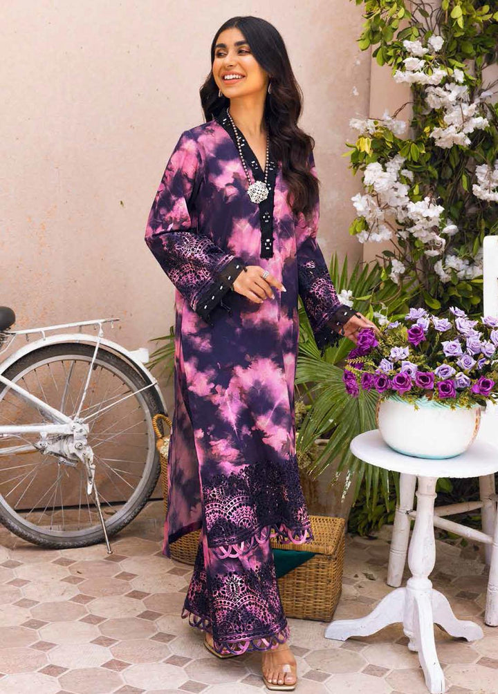 Ballerina By Nureh Embroidered Lawn Suits Unstitched 2 Piece NU22CK NU2- 42 - Summer Collection