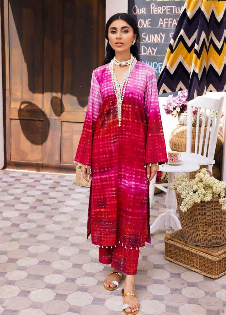 Ballerina By Nureh Embroidered Lawn Suits Unstitched 2 Piece NU22CK NU2- 48 - Summer Collection