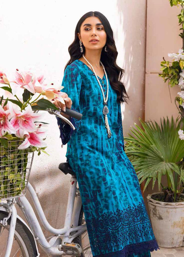 Ballerina By Nureh Embroidered Lawn Suits Unstitched 2 Piece NU22CK NU2- 50 - Summer Collection