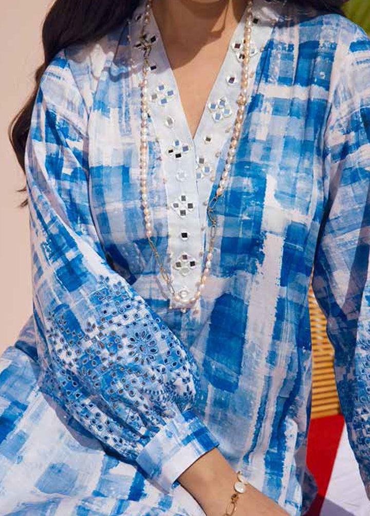 Ballerina By Nureh Embroidered Lawn Suits Unstitched 2 Piece NU22BL NU2- 31 - Summer Collection