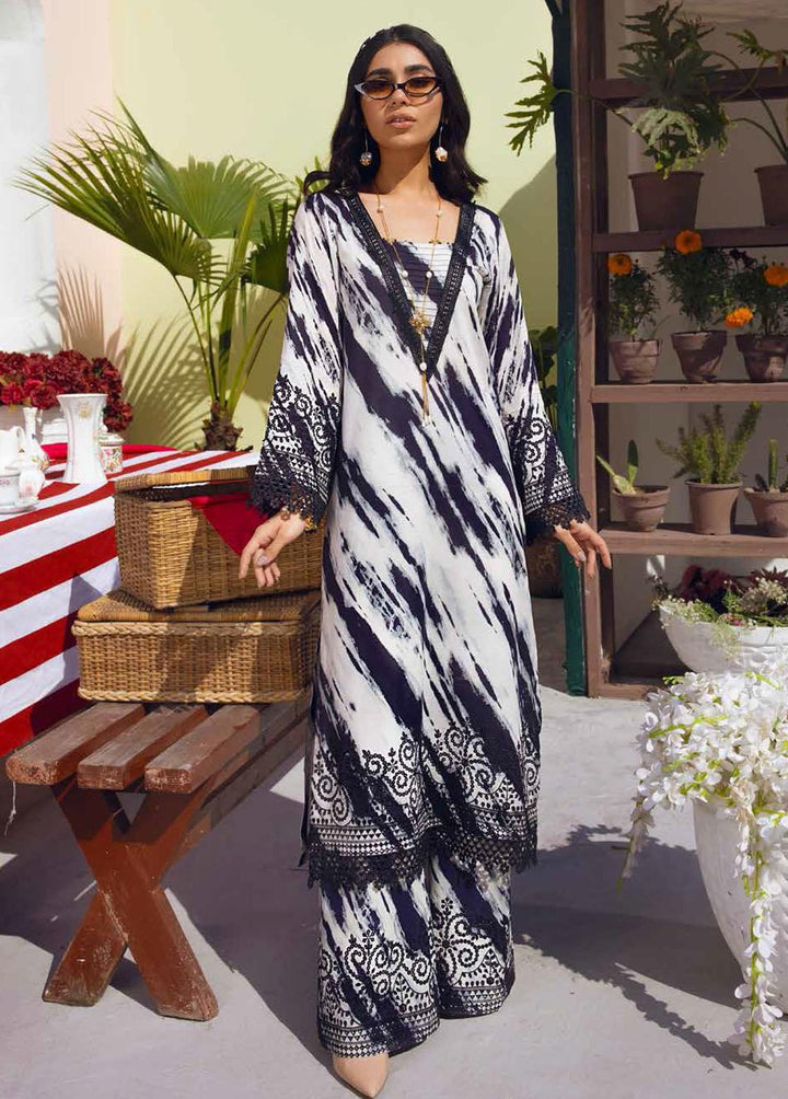 Ballerina By Nureh Embroidered Lawn Suits Unstitched 2 Piece NU22BL NU2- 32 - Summer Collection