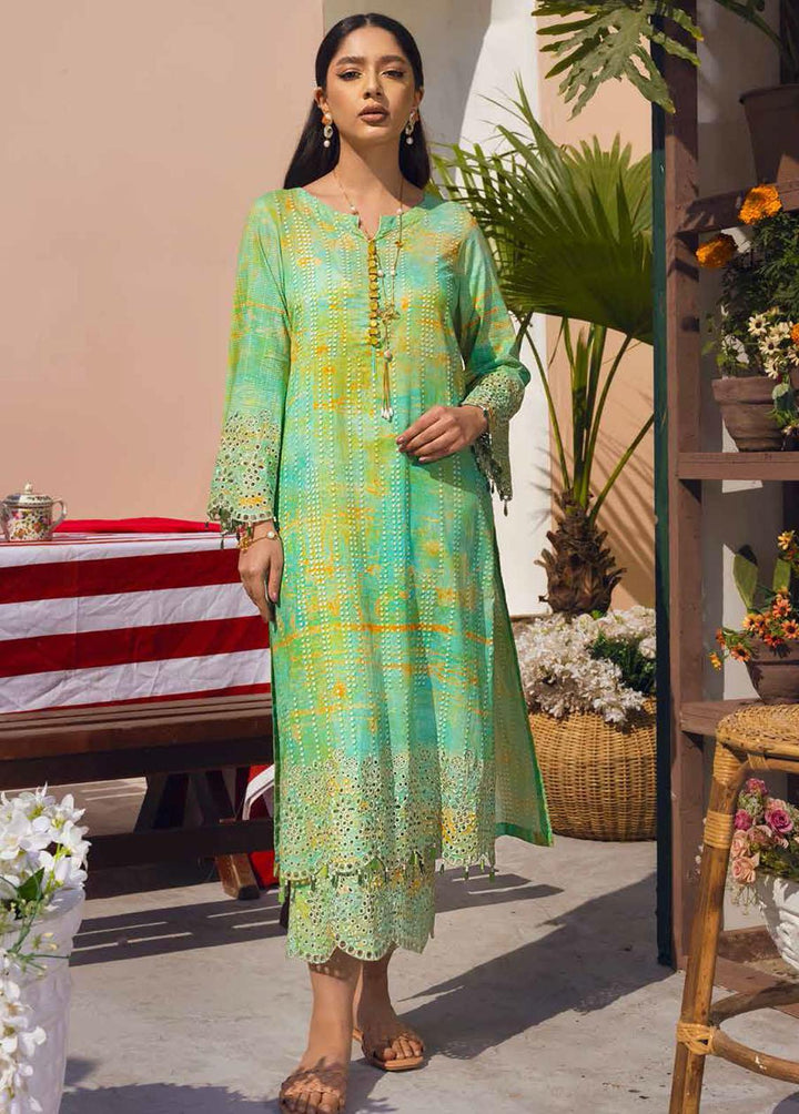 Ballerina By Nureh Embroidered Lawn Suits Unstitched 2 Piece NU22BL NU2- 33 - Summer Collection