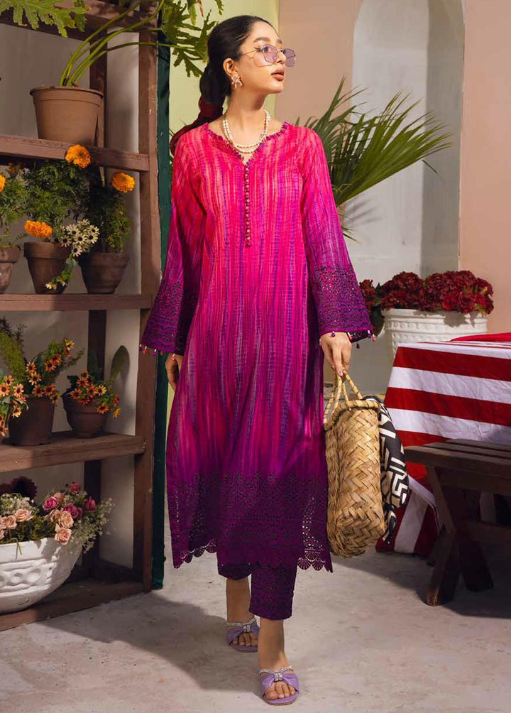 Ballerina By Nureh Embroidered Lawn Suits Unstitched 2 Piece NU22BL NU2- 34 - Summer Collection