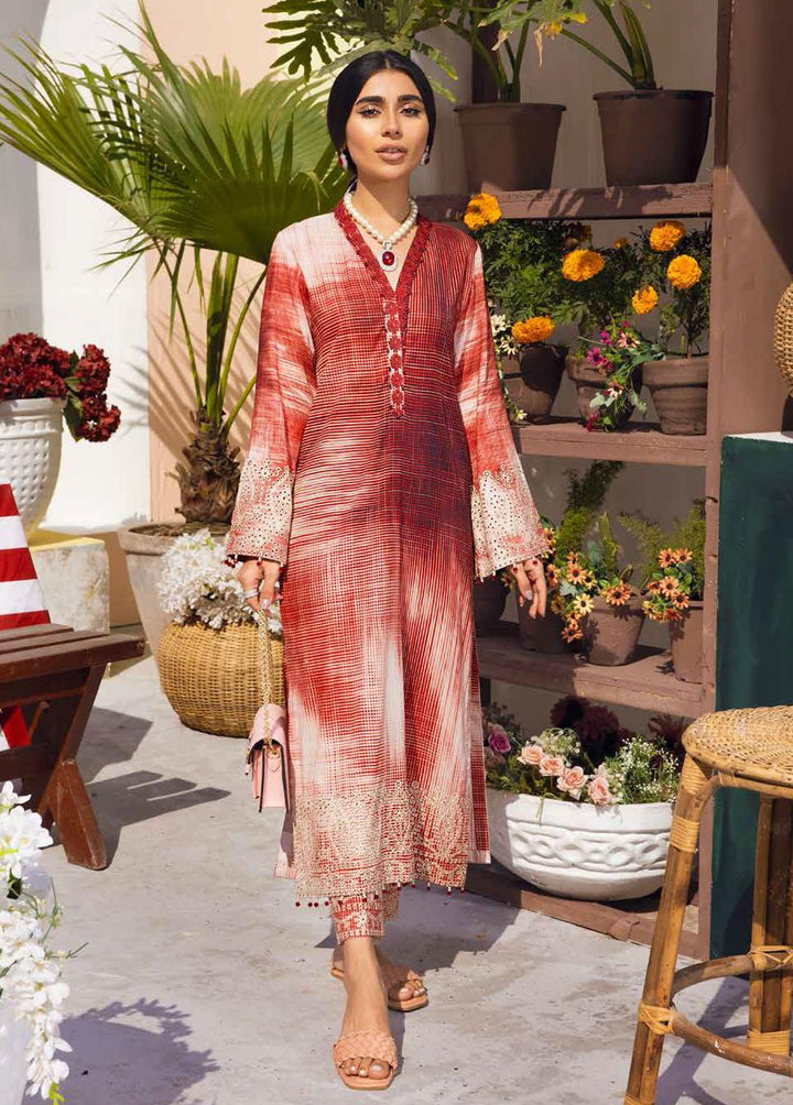 Ballerina By Nureh Embroidered Lawn Suits Unstitched 2 Piece NU22BL NU2- 40 - Summer Collection