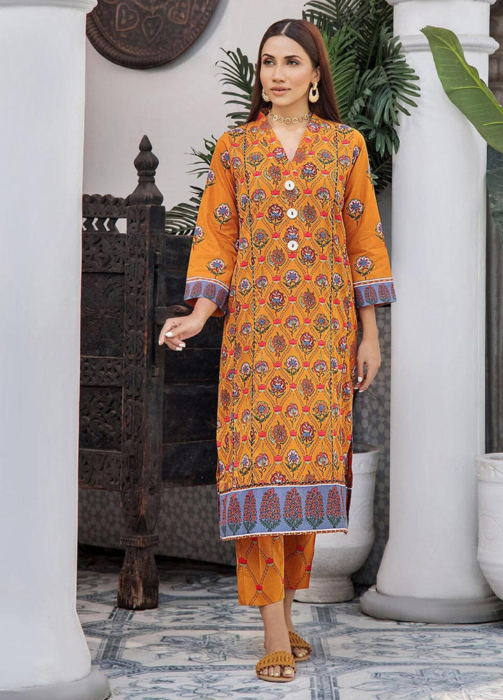 Nureh By Khas Printed Lawn Suits Unstitched 2 Piece KHS23N RKT-1703 - Summer Collection