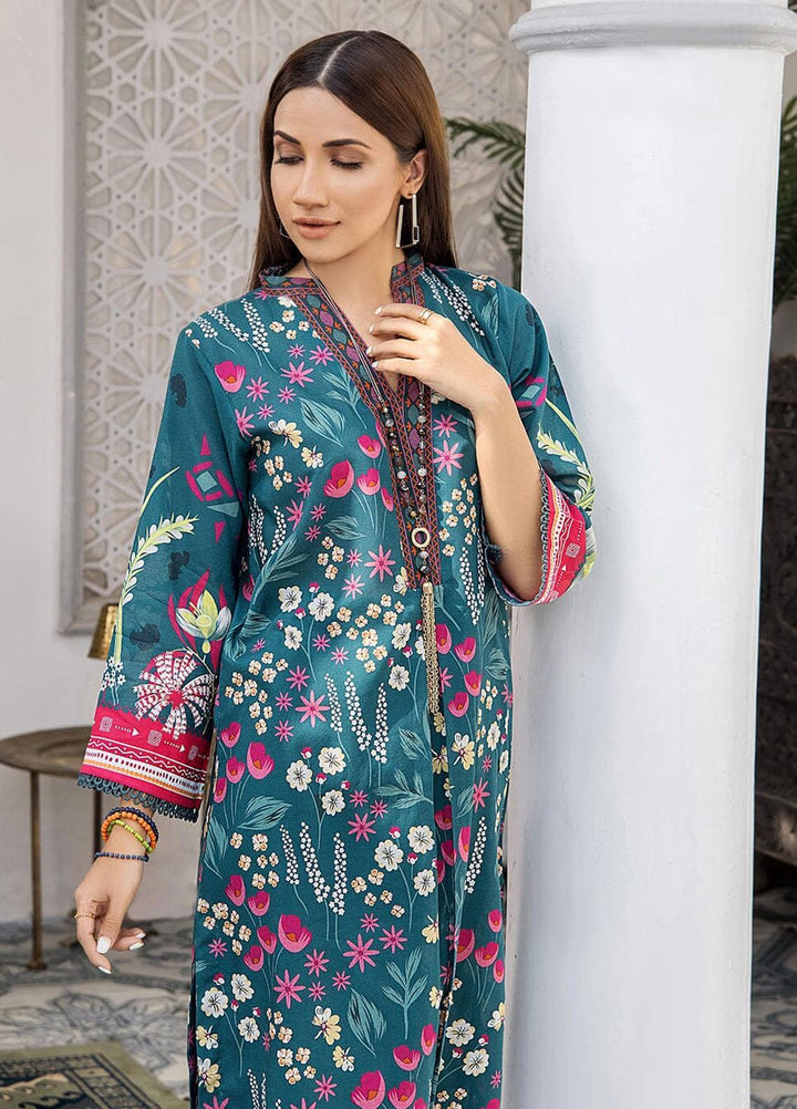 Nureh By Khas Printed Lawn Suits Unstitched 2 Piece KHS23N RKT-1712 - Summer Collection