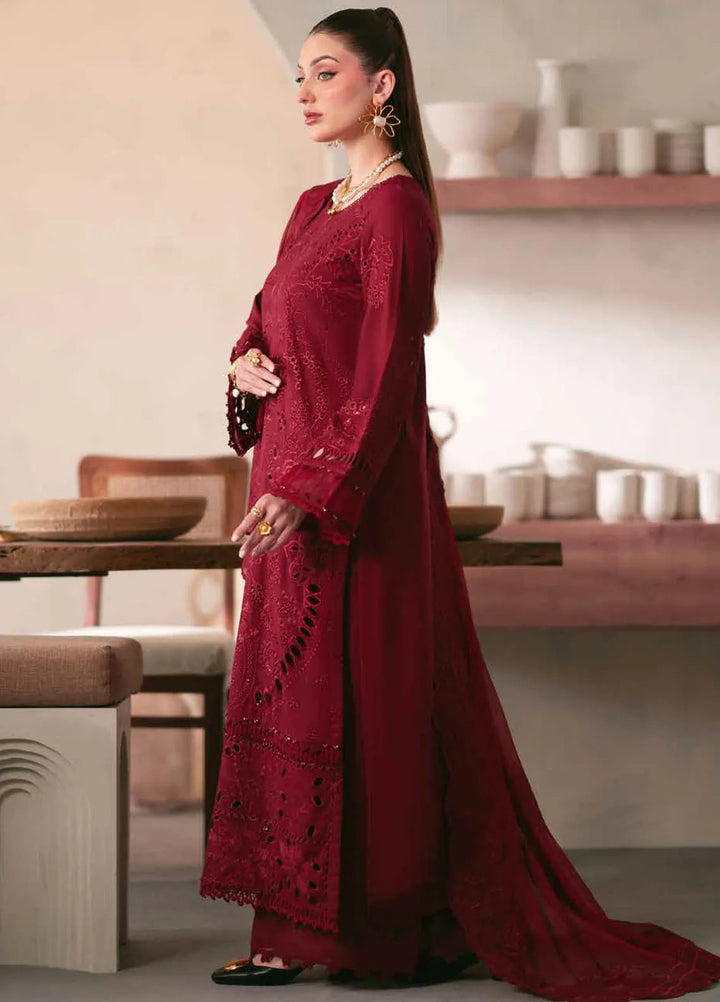 Nureh Chikankari Karandi Suit Unstitched 3 Piece NU24EK NE-104 - Winter Collection