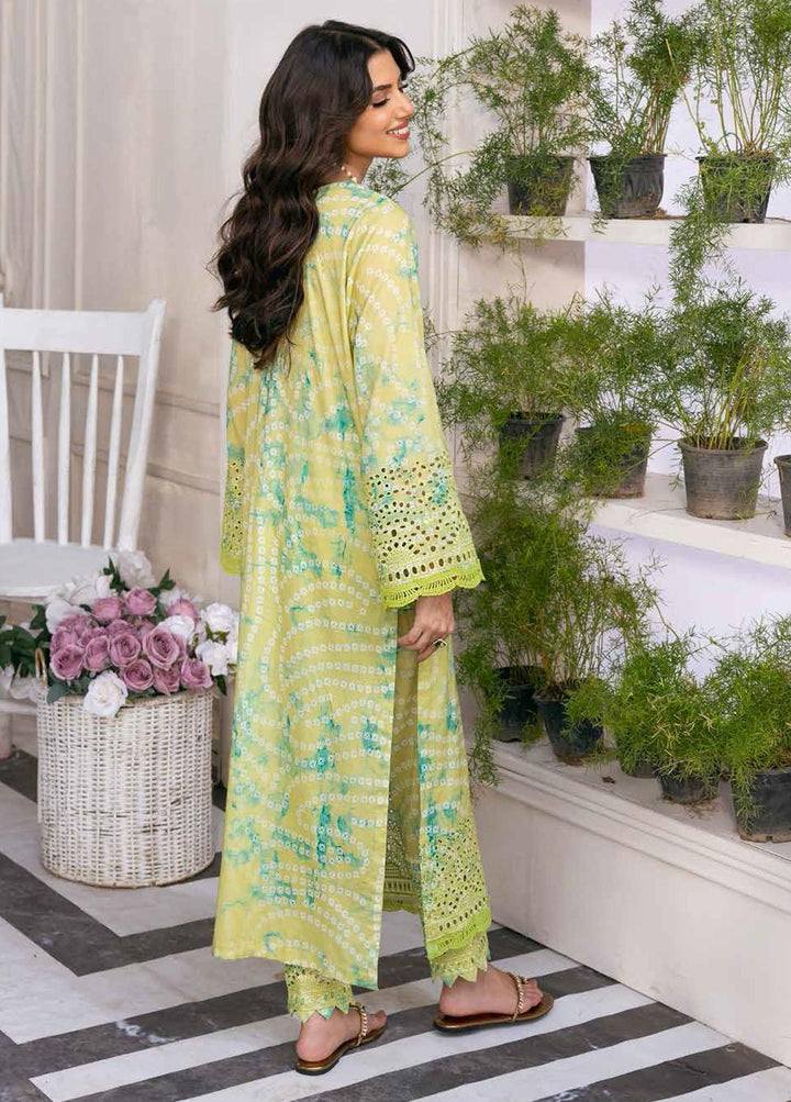 Nureh Embroidered Lawn Suits Unstitched 2 Piece NU22L NU2- 54 - Summer Collection