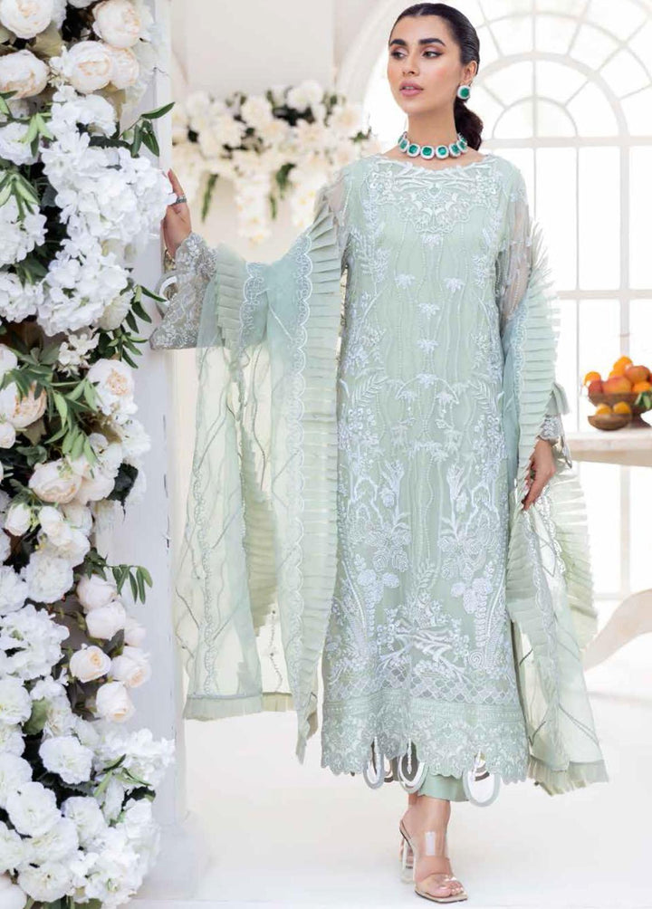 Elanora By Nureh Embroidered Chiffon Suits Unstitched 4 Piece NU22E NEL-03 - Luxury Collection