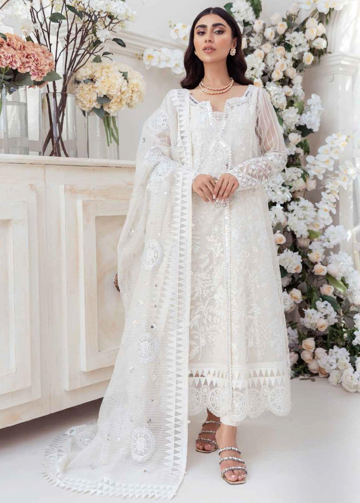 Elanora By Nureh Embroidered Chiffon Suits Unstitched 4 Piece NU22E NEL-04 - Luxury Collection