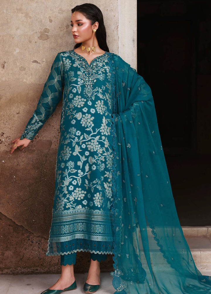 Nureh Embroidered Jacquard Suits Unstitched 3 Piece NU25MJ D-01 NJ-101 - Festive Collection