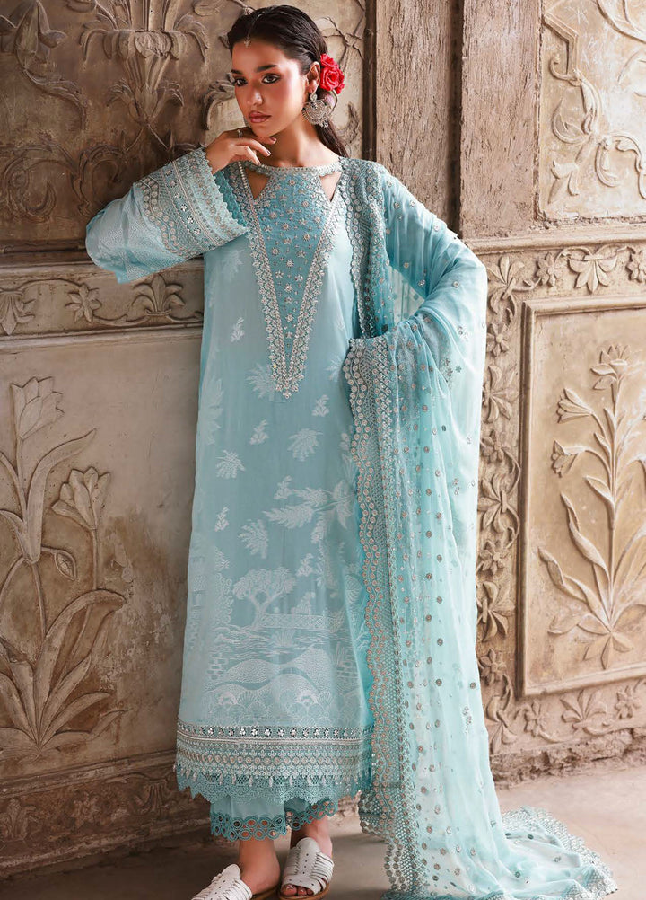 Nureh Embroidered Jacquard Suits Unstitched 3 Piece NU25MJ D-02 NJ-102 - Festive Collection