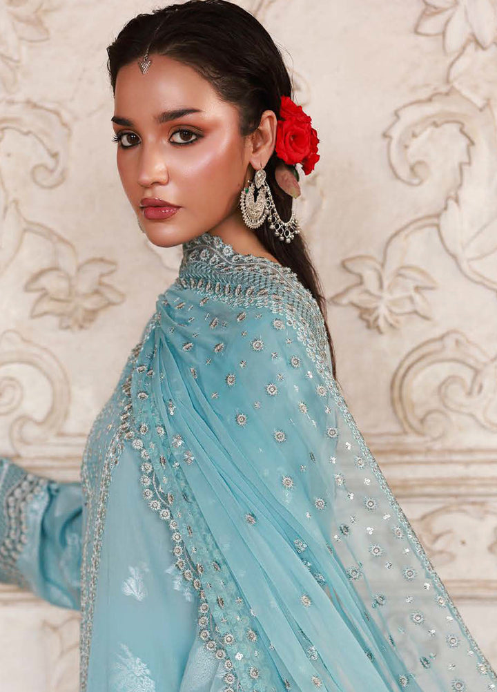 Nureh Embroidered Jacquard Suits Unstitched 3 Piece NU25MJ D-02 NJ-102 - Festive Collection