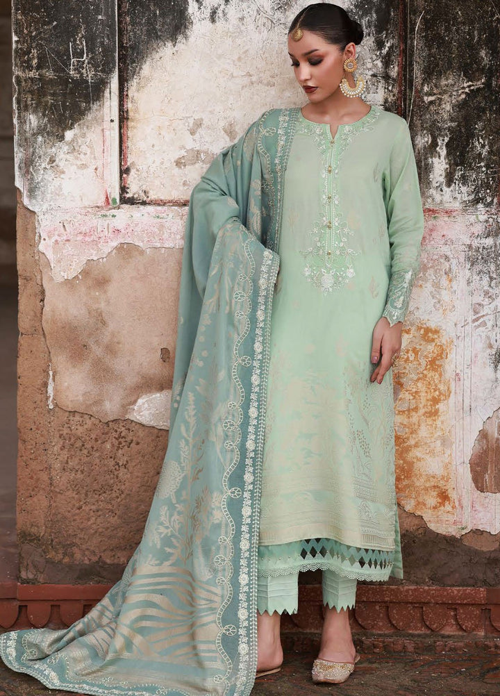 Nureh Embroidered Jacquard Suits Unstitched 3 Piece NU25MJ D-04 NJ-104 - Festive Collection