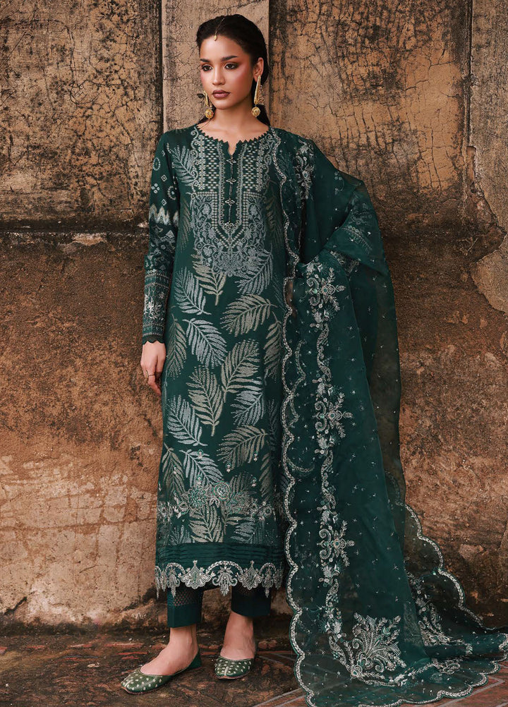 Nureh Embroidered Jacquard Suits Unstitched 3 Piece NU25MJ D-05 NJ-105 - Festive Collection