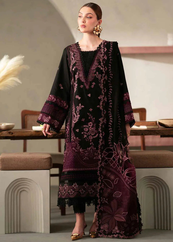 Nureh Embroidered Karandi Suit Unstitched 3 Piece NU24EK NE-105 - Winter Collection