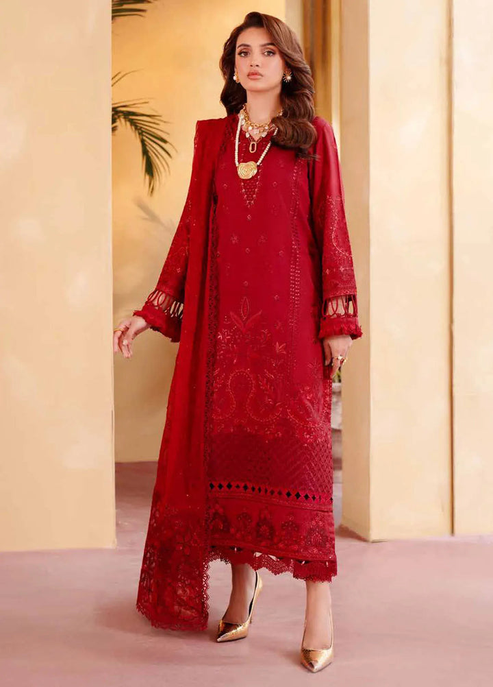 Nureh Embroidered Karandi Suits Unstitched 3 Piece NU25EK NE 131 - Winter Collection