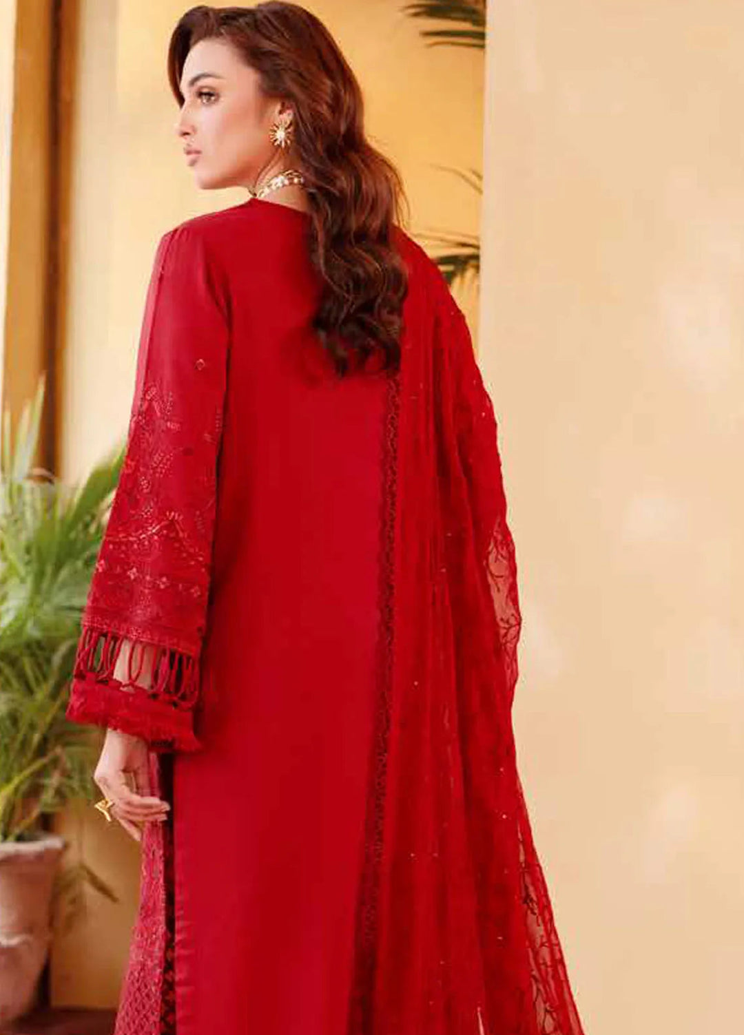 Nureh Embroidered Karandi Suits Unstitched 3 Piece NU25EK NE 131 - Winter Collection