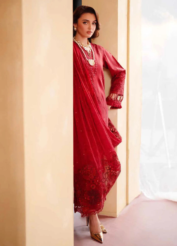 Nureh Embroidered Karandi Suits Unstitched 3 Piece NU25EK NE 131 - Winter Collection