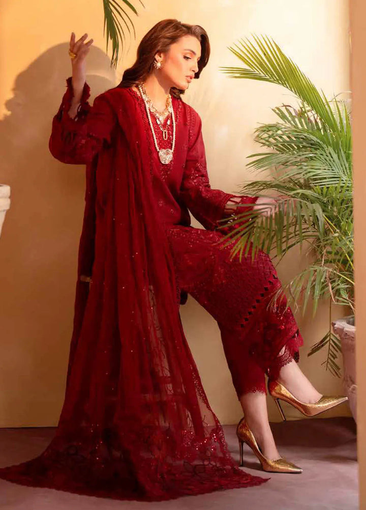 Nureh Embroidered Karandi Suits Unstitched 3 Piece NU25EK NE 131 - Winter Collection
