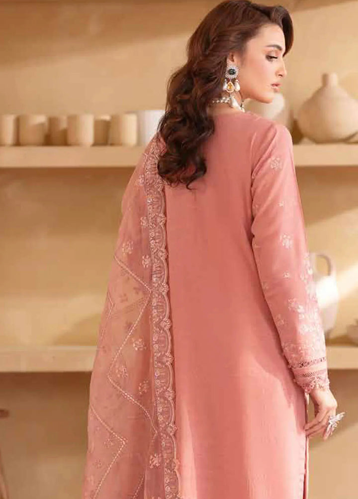 Nureh Embroidered Karandi Suits Unstitched 4 Piece NU25EK NE 130 - Winter Collection