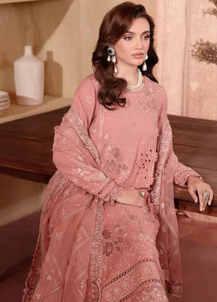 Nureh Embroidered Karandi Suits Unstitched 4 Piece NU25EK NE 130 - Winter Collection
