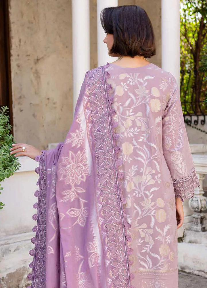 Nureh Embroidered Lawn Suit Unstitched 3 Piece NU25LJ NE-153 - Summer Collection