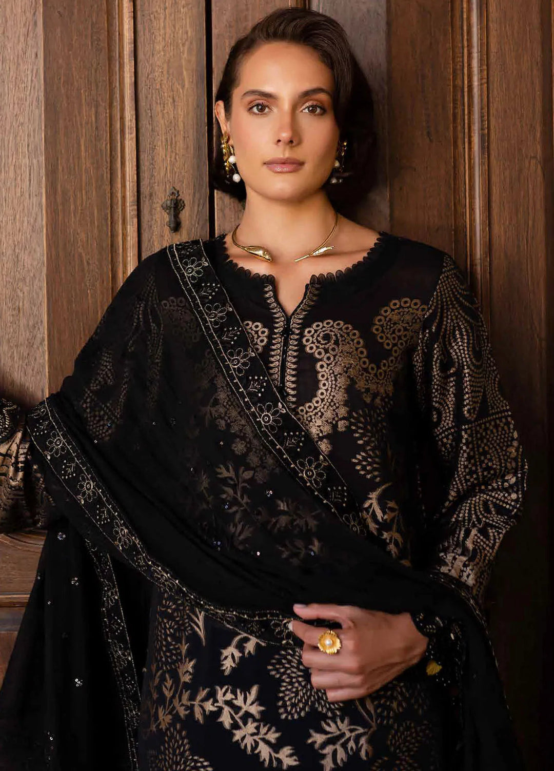 Nureh Embroidered Lawn Suit Unstitched 3 Piece NU25LJ NE-156 - Summer Collection