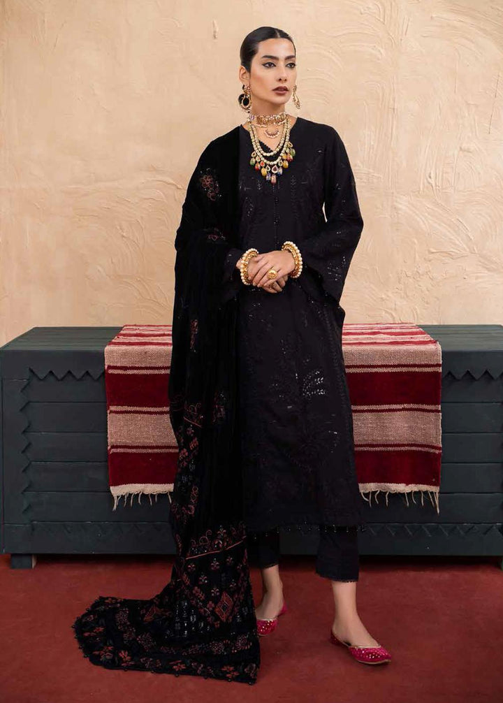 Nureh Embroidered Leather Peach Suits Unstitched 3 Piece NU22W NEP-23 - Winter Collection