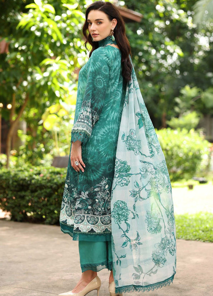 Nureh Embroidered Linen Suits Unstitched 3 Piece NU25DU DD-22 - Winter Collection