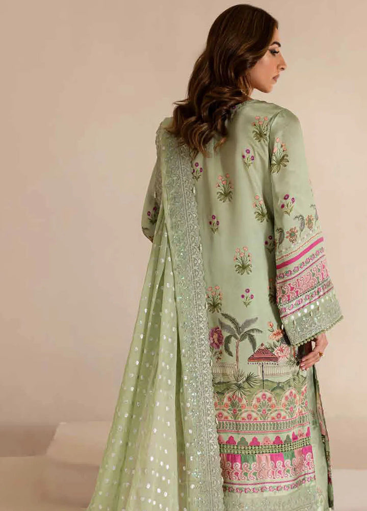 Nureh Embroidered Silk Suits Unstitched 3 Piece NU24TS S-13 - Winter Collection