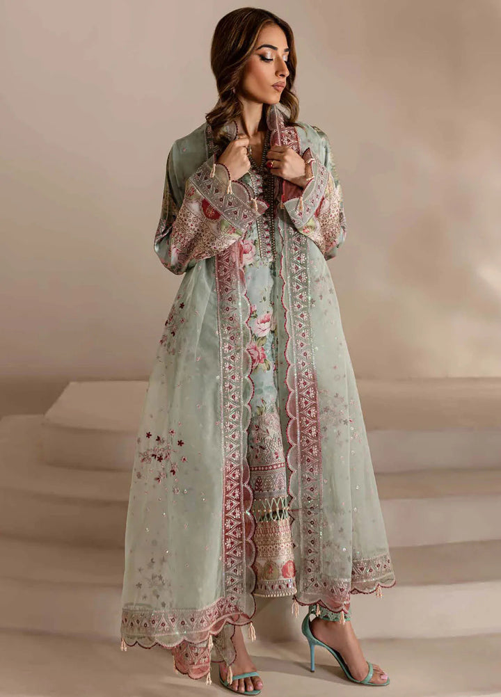 Nureh Embroidered Silk Suits Unstitched 3 Piece NU24TS S-16 - Winter Collection
