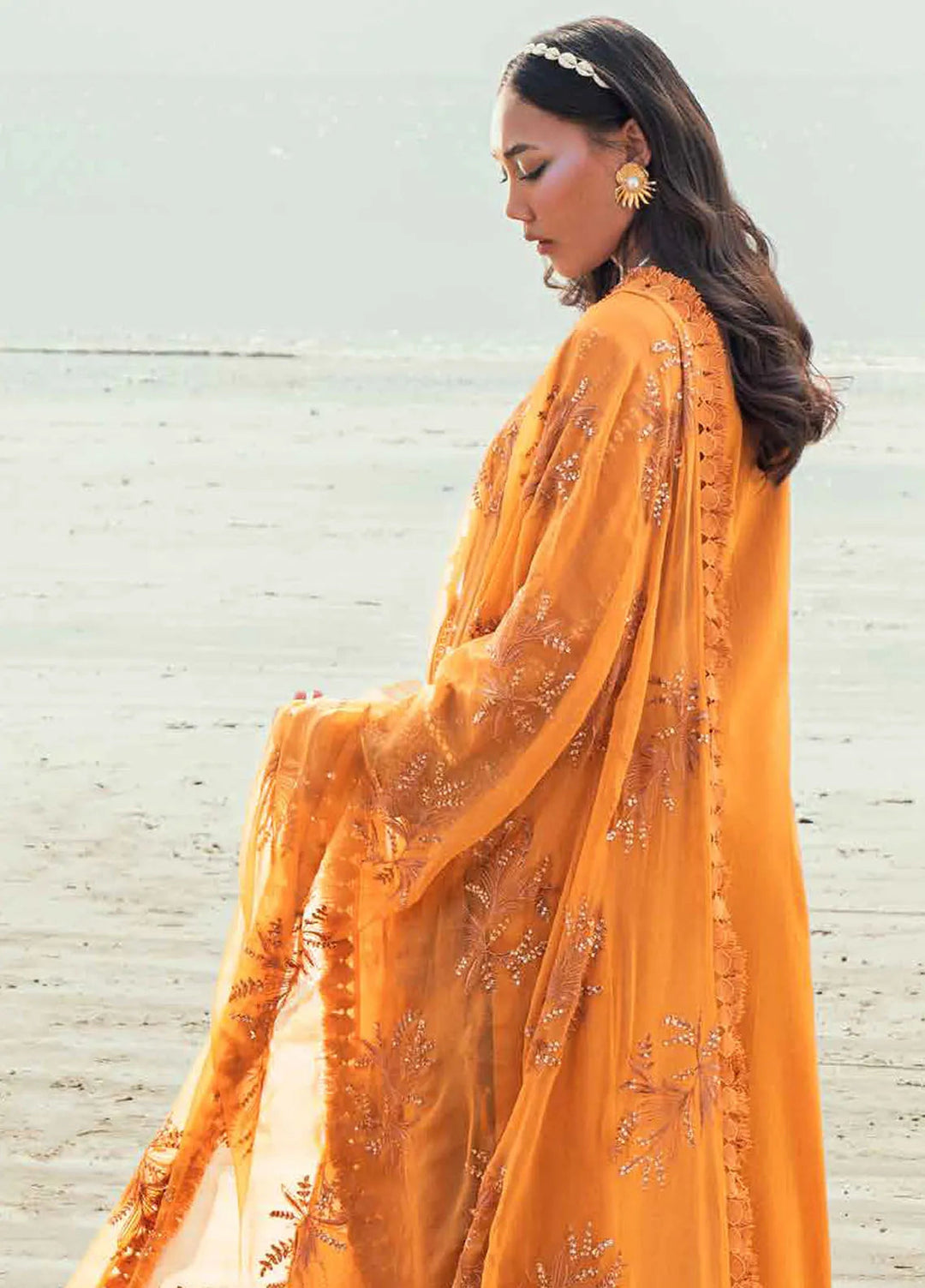Nureh Embroidered Swiss Lawn Suits Unstitched 4 Piece NU25KE NE-149 - Summer Collection