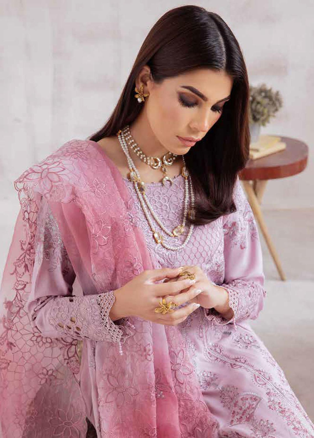 Nureh Embroidered Karandi Suits Unstitched 3 Piece NU23EK NE-39 - Winter Collection