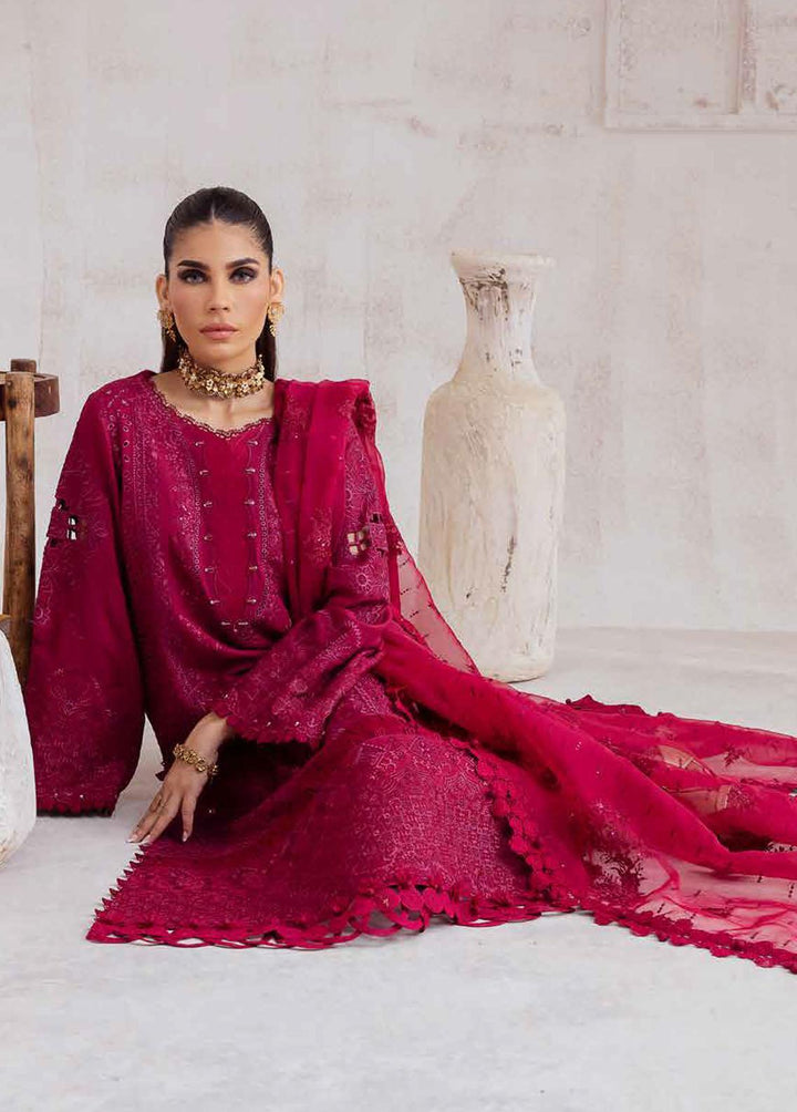 Nureh Embroidered Karandi Suits Unstitched 3 Piece NU23EK NE-40 - Winter Collection