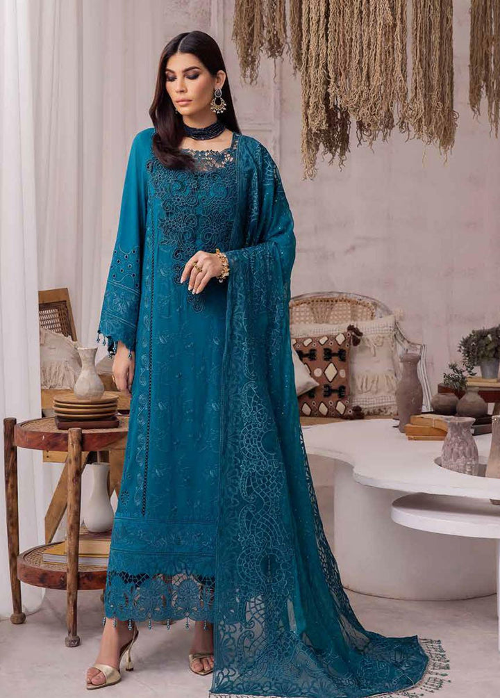 Nureh Embroidered Karandi Suits Unstitched 3 Piece NU23EK NE-42 - Winter Collection