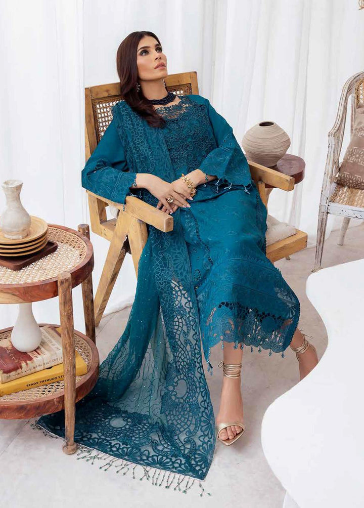 Nureh Embroidered Karandi Suits Unstitched 3 Piece NU23EK NE-42 - Winter Collection