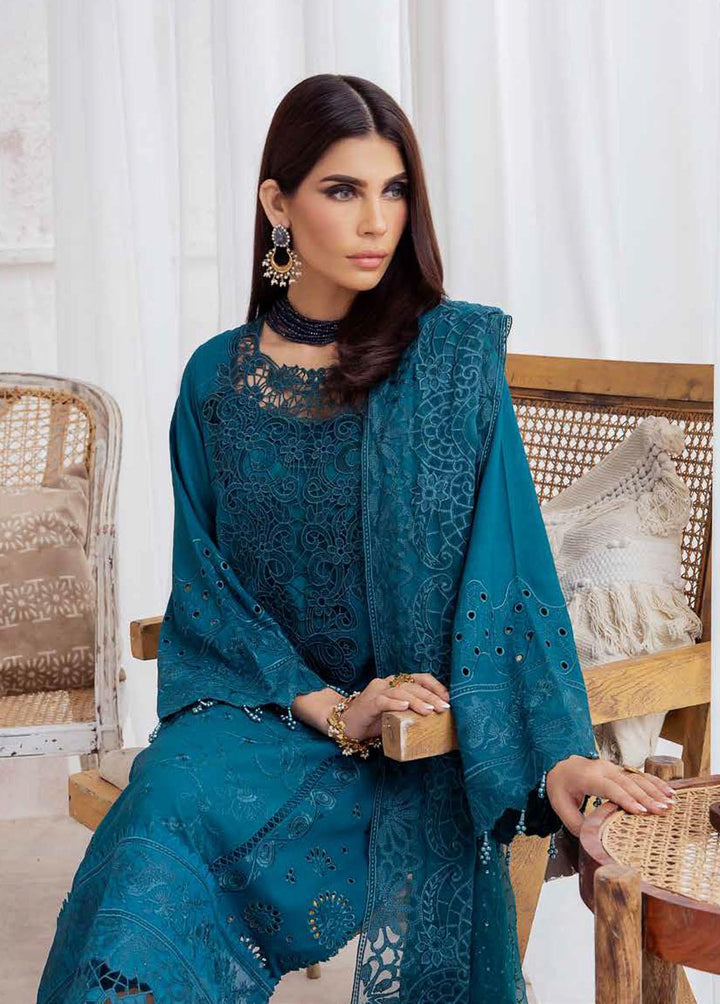 Nureh Embroidered Karandi Suits Unstitched 3 Piece NU23EK NE-42 - Winter Collection