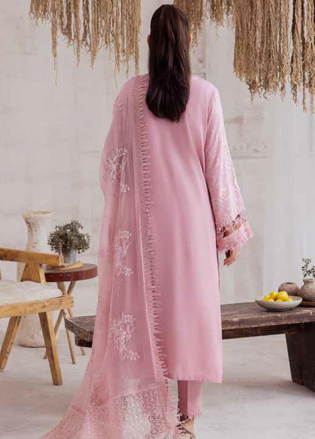 Nureh Embroidered Karandi Suits Unstitched 3 Piece NU23EK NE-43 - Winter Collection