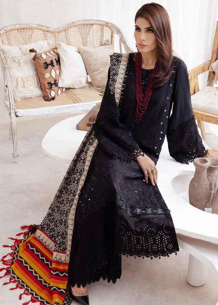 Nureh Embroidered Karandi Suits Unstitched 3 Piece NU23EK NE-46 - Winter Collection