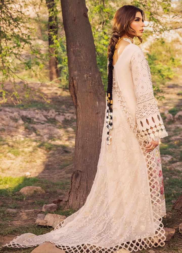 Nureh Embroidered Lawn Suits Unstitched 3 Piece NU23EL NSL-12 - Luxury Festive Collection