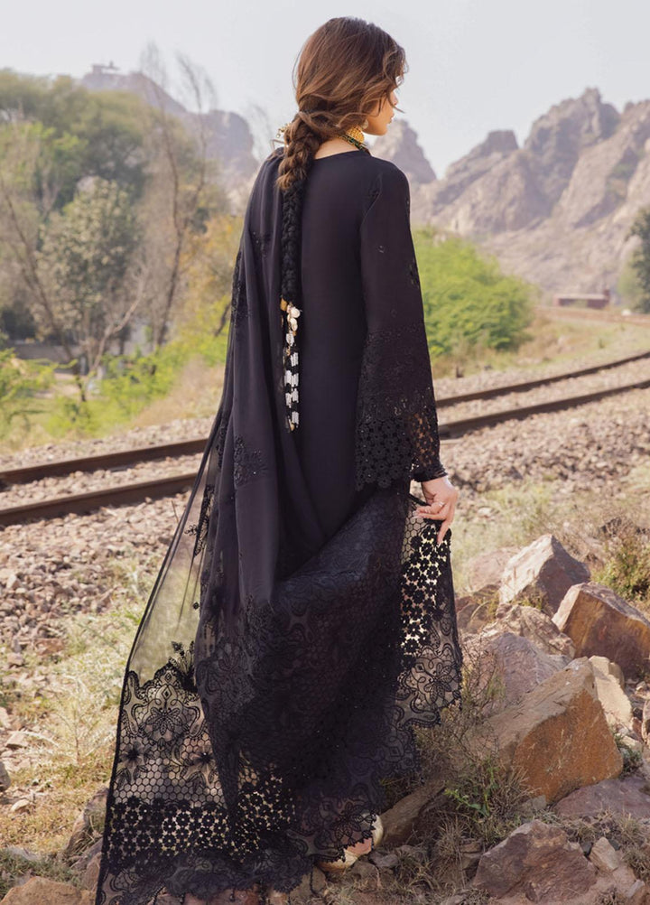 Nureh Embroidered Lawn Suits Unstitched 3 Piece NU23EL NSL-16 - Luxury Festive Collection