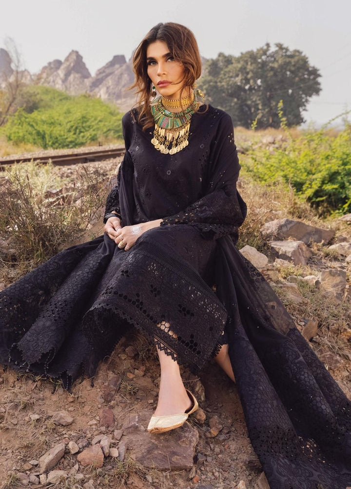 Nureh Embroidered Lawn Suits Unstitched 3 Piece NU23EL NSL-16 - Luxury Festive Collection