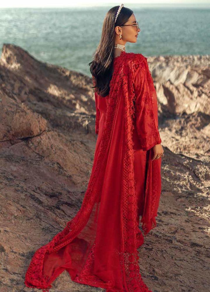 Nureh Embroidered Lawn Suits Unstitched 3 Piece NU22EL NE-25 - Exclusive Collection