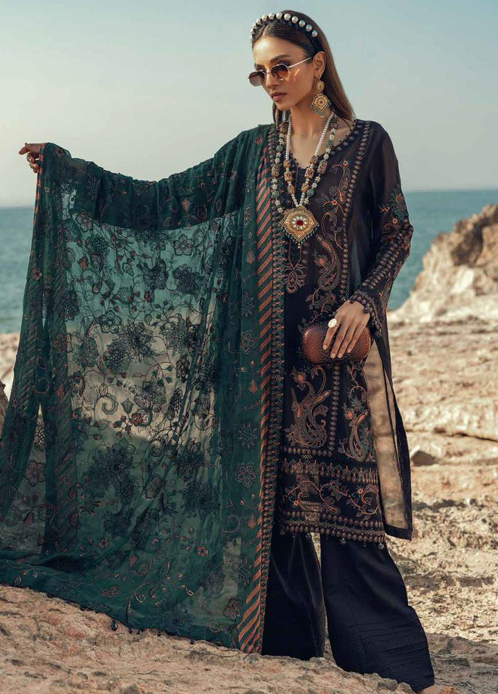 Nureh Embroidered Lawn Suits Unstitched 3 Piece NU22EL NE-26 - Exclusive Collection